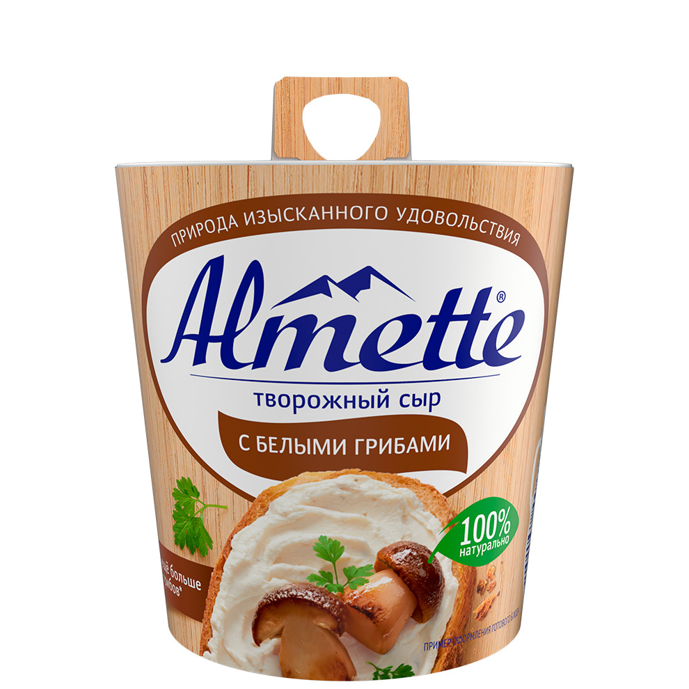 Сыр творожный Hochland Almette с белыми грибами 150 г