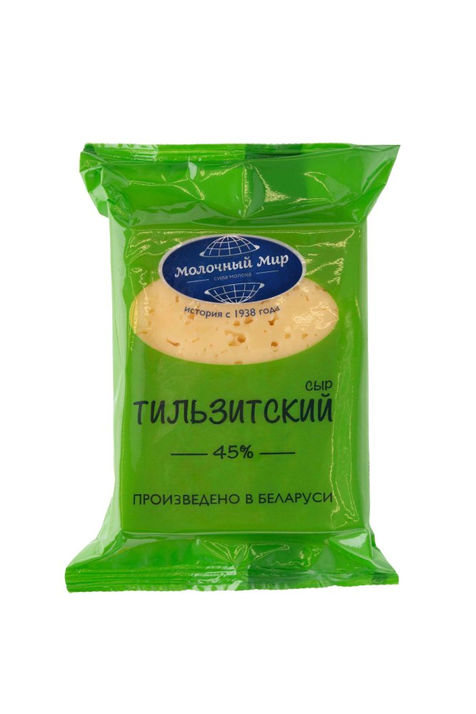 Сыр фас. Тильзитский Молочный Мир 50% 200 г