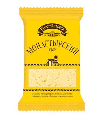 Сыр Брест-Литовск Монастырский фас. 45% 200 г