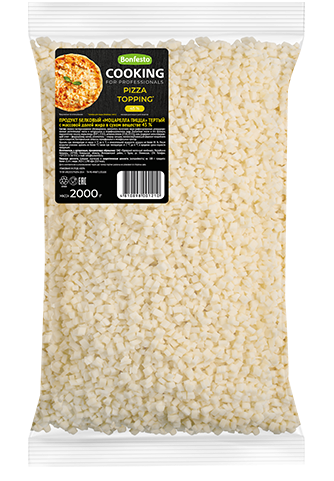 Продукт белковый Моцарелла Пицца тертый кубик CooKING 45% 2 кг