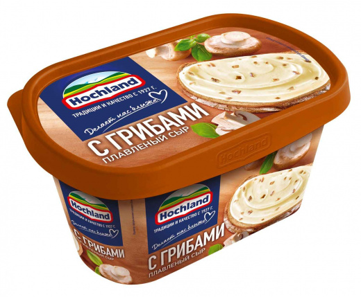 Сыр плавленый Hochland с грибами 400 г