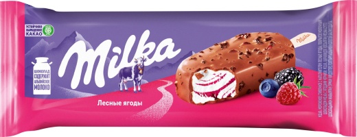 Мороженое Milka Эскимо Лесные ягоды 64 г