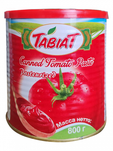 Томатная паста ж/б 26,5-28,5% Tabiat 800 г