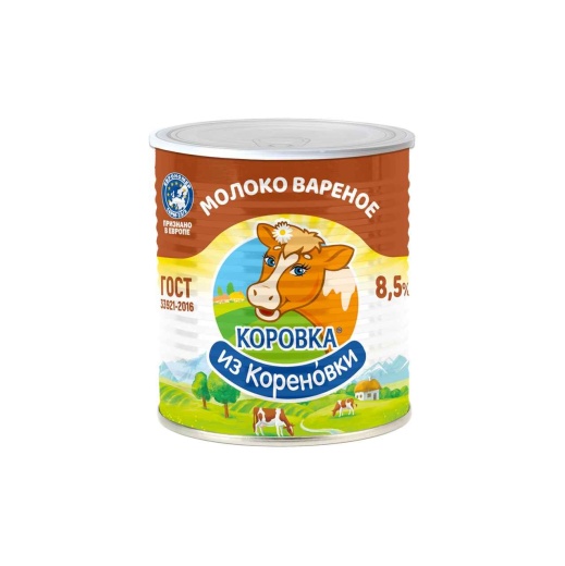 Сгущенное молоко с сахаром вареное Коровка из Кореновки ГОСТ 360 г