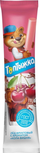 Фруктовый лед Топтыжка кола-вишня 50 г